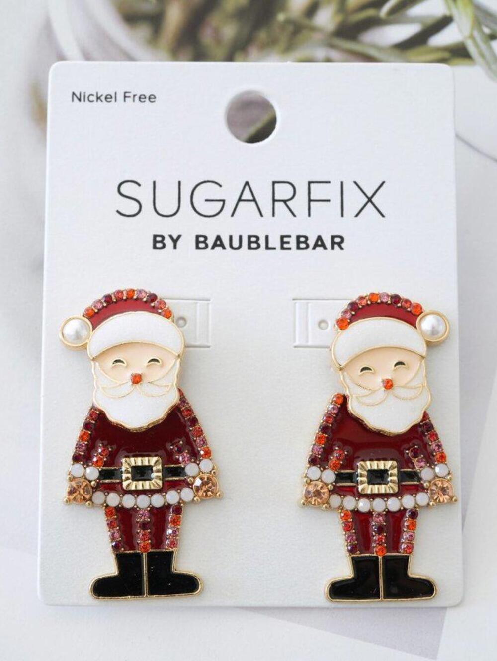 Sugarfix by BaubleBar Santa Claus Drop Earrings